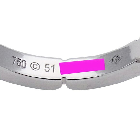 CARTIER White Gold Maillon Panthere Ring #51 - Picture 6 of 8